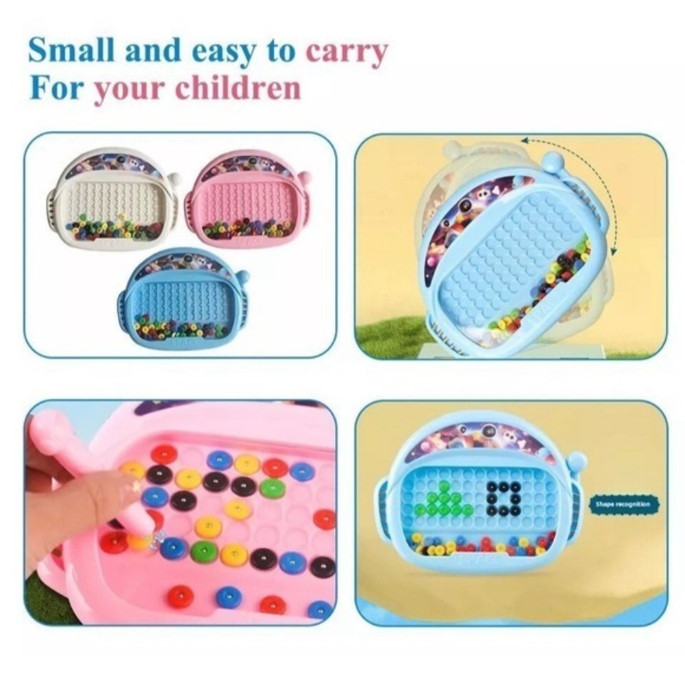 Kids Magnetic Doodle Board With Pen Ages 1-8 Toddler Child Learning New In Box - Picture 4 of 5